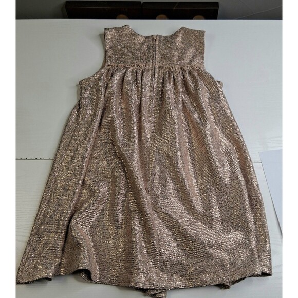 Tullabee Gold Sparkle Dress Girl's Size 3T Holiday Party Wedding Formal - Picture 6 of 9